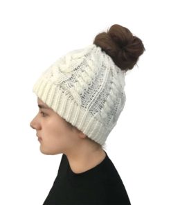 Knitted Ponytail Beanie 5